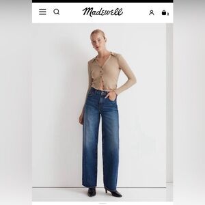 Madewell Blue Flare & Wide Leg Jeans